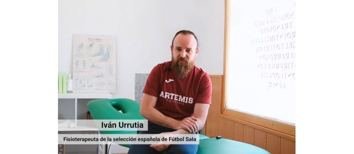Ivan Urrutia. Fisoterapeuta de la selección Española de futbol sala